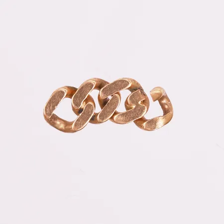 Länkbit, Pansar, 18K guld. Vikt: 0,6 g