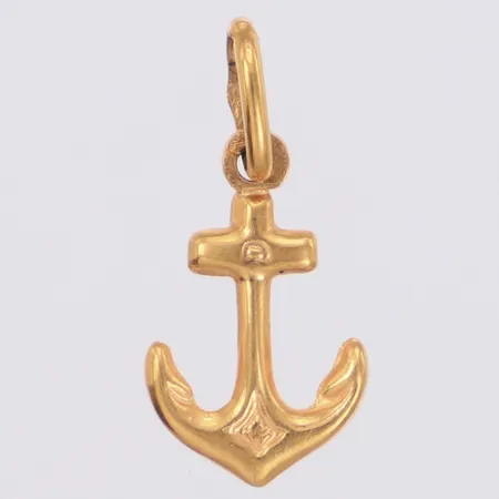 Hänge ankare längd 18,9mm, bredd 8,7mm, 18K Vikt: 0,4 g