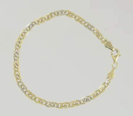 Armband längd 18 cm bredd 3,5 mm 18K Vikt: 4,9 g