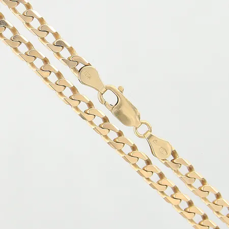 Kedja Pansar längd 52,5cm bredd 4,7mm, 18K  Vikt: 36,1 g