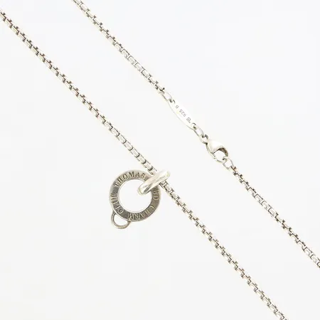 Kedja Venezia Thomas Sabo 44cm, bredd: 1,1mm, Hänge Thomas Sabo 20mm, bredd: 13mm, silver 925/1000 Vikt: 10,3 g