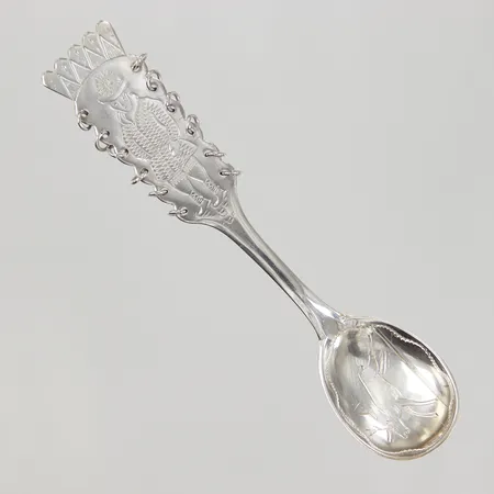 Kaffesked Same längd 10cm, Mema år 1971, 830/1000,  Vikt: 12,3 g