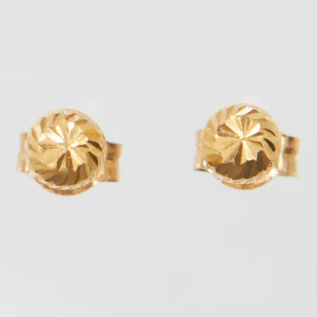 Örhängen Ø4mm 18K Vikt: 0,5 g