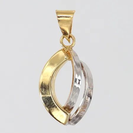 Hänge GHA gul/vitguld ca 20x9mm inkl ögla 18K Vikt: 0,4 g