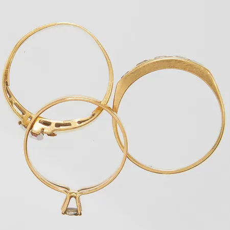 Diverse guld defekta 18K Vikt: 7,3 g