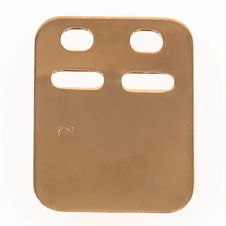 Hänge ID-Bricka 23 x 17mm 18K 1,7g. 