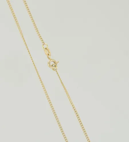 Halskedja pansar längd 42 cm bredd 1,2 mm 18K Vikt: 3,1 g