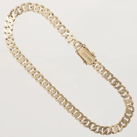 Armband Pansar längd 20cm, bredd 5mm, 14K Vikt: 9,2 g