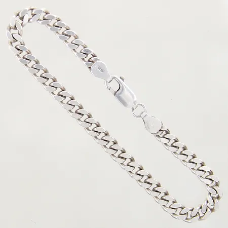 Armband Pansar längd 19cm, bredd 4mm, silver 925/1000 Vikt: 12,5 g