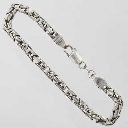 Armband Kejsar längd: 20,9cm, bredd: 5mm, GHA, silver 925/1000 Vikt: 24,2 g
