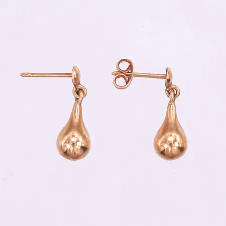 Örhängen paret,höjd ca 16.8 mm,ett lås saknas,18k. Vikt: 1,5 g