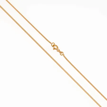 Kedja Pansar 42,5cm bredd 1,4mm 18K 3,6g.