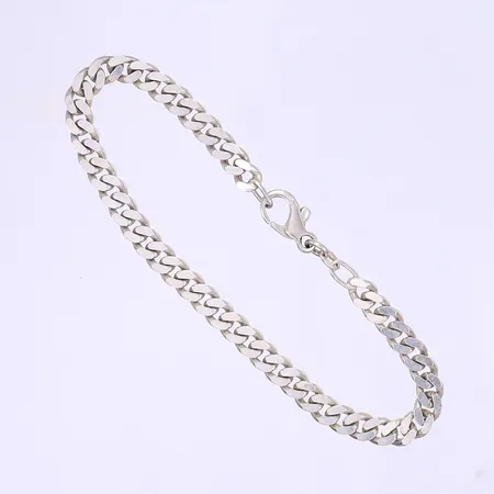 Armband Pansar längd 18,5cm bredd 5mm silver 925/1000 Vikt: 11 g