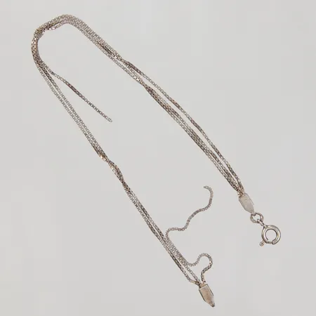 Armband Venezia treradigt 21,5cm, bredd ca 4mm, ena raden av Silver 925/1000 Vikt: 3,6 g