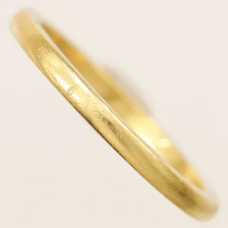 Ring slät, gravyr, 23K Vikt: 4 g