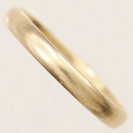Ring slät stl:19, bredd 3mm, 18K  Vikt: 2,9 g