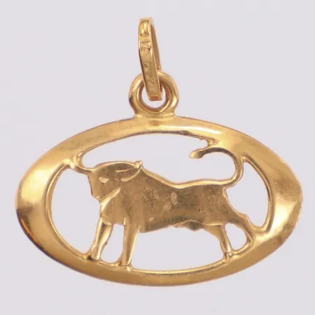 Hänge längd 19,3mm, bredd 18,7mm, 18K Vikt: 1,1 g