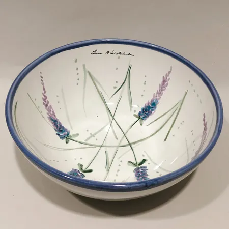 Skål Lena A Linderholm, höjd 10,5cm, Ø25,5cm, keramik.  Skickas med postpaket.