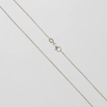 Kedja Ankar längd: 43,5cm, bredd: 1,5mm, vitguld, 18K Vikt: 3,5 g