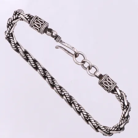 Armband,längd ca 19 cm,bredd 5 mm,silver 925/1000. Vikt: 22,4 g