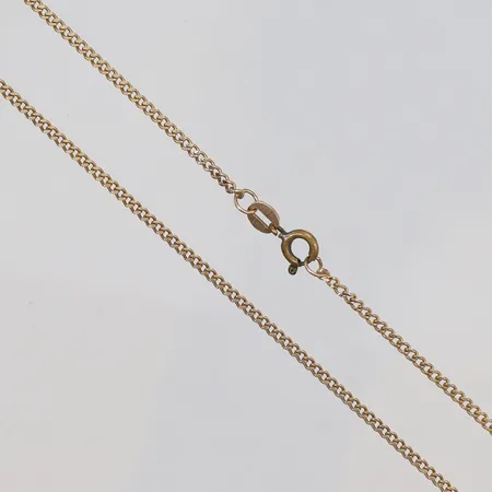 Kedja Pansar 53cm defekt springlås ej i guld 14K Vikt: 5,2 g