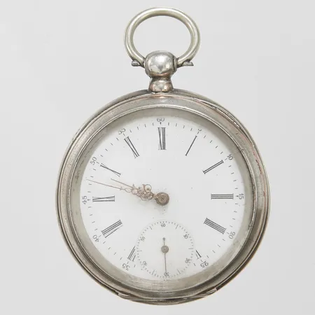 Fickur manuell 50mm, liten sekundvisare, boettnr 45131, slitage, 800/1000 silver, bruttovikt: 86,6g Vikt: 0,1 g