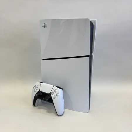 Spelkonsol Sony Playstation 5 PS5 Slim Digital Edition, modell CFI-2016, 1TB, 1 handkontroll, HDMI-kabel, USB-C, strömkabel, orginalkartong. Skickas med postpaket.