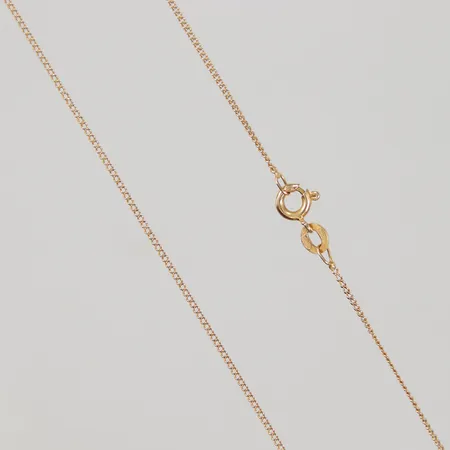 Kedja Pansar, längd 48,5cm, bredd 1mm, 18K Vikt: 2,1 g