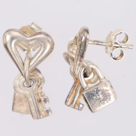 Örhängen längd 19,5mm, bredd 10,3mm, silver 925/1000 Vikt: 5 g