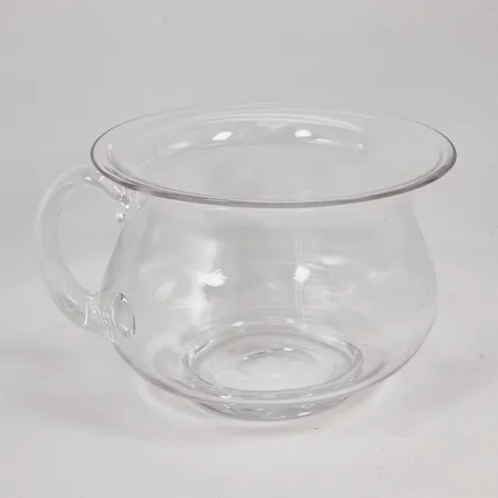 Glaspotta Monica Backström för Kosta Boda, Blomsterpottan, Ø15cm, höjd 10 cm, glas, signerad,  Skickas med paket.