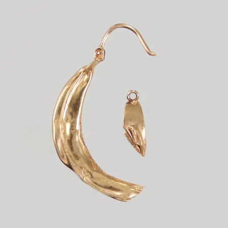 Udda Defekt örhänge, 18K Vikt: 1,4 g