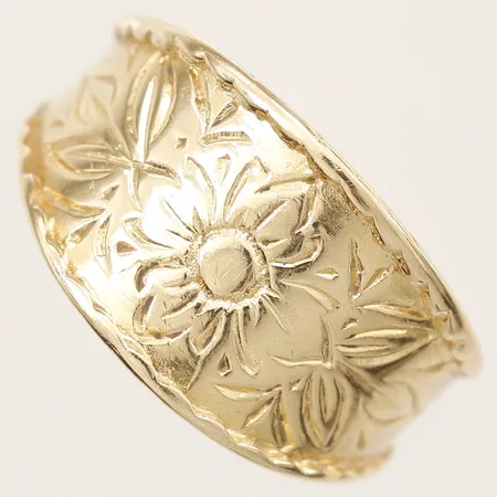 Landskapsring stl:17¼ bredd 11,5mm år 1990, 18K  Vikt: 4,9 g