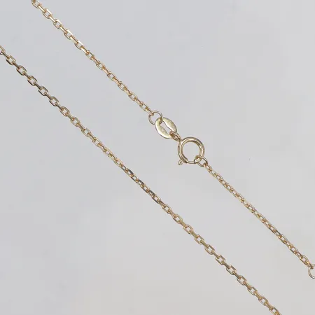 Kedja Ankarlänk 43/40cm bredd 1mm 18K Vikt: 2,3 g
