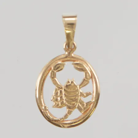 Hänge "skorpion" 17mm 18K 1,0g.