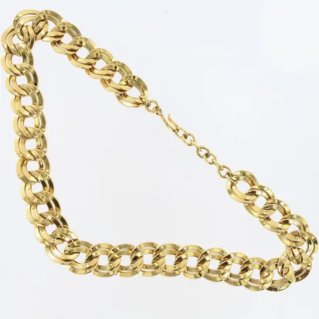 Collier Monet 46cm bredd:20mm, förängningskedja 45mm, guldplätterad metall Vikt: 0 g