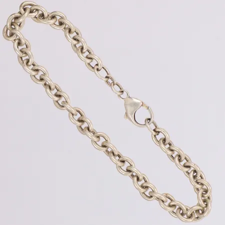 Armband längd 21,5cm bredd 6,3mm, silver 925/1000 Vikt: 18 g