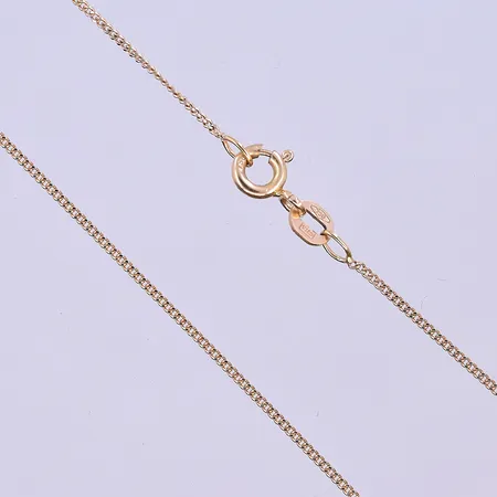 Kedja Pansar Guldfynd längd 40 cm, bredd 1 mm 18K. Vikt: 1,6 g