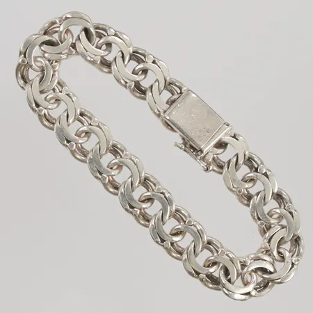 Armband Bismarck 19cm bredd 12mm 830/1000 Silver 34,8g.