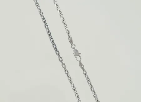 Halskedja ankar längd 42,5cm bredd 3mm, silver 925/1000 Vikt: 11,6 g