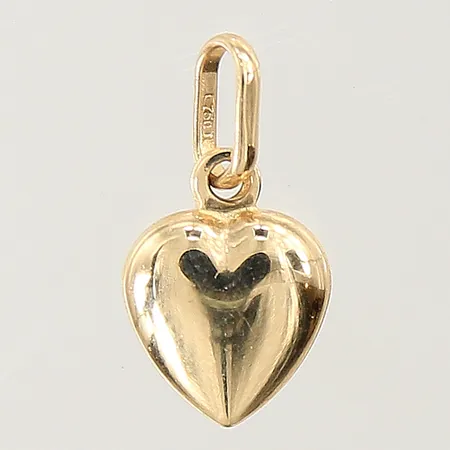 Hänge hjärta 14x8mm 18K  Vikt: 0,7 g