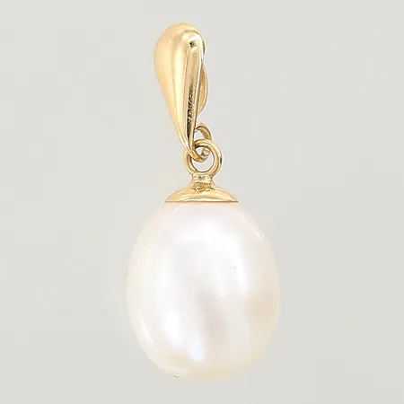Hänge med odlad sötvattenspärla, Ø8,6mm, 18K  Vikt: 1,2 g