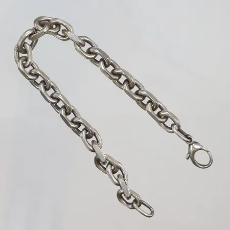Armband Ankar 21cm bredd 2-8mm silver 925/1000 Vikt: 33 g