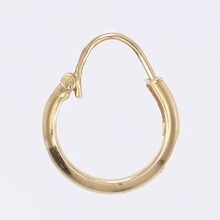 Udda örhänge Ø12mm 18K Vikt: 0,6 g