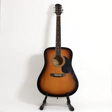 Akustisk gitarr Country MSA CW 160, med mjukt fodral, lättare bruksslitage Skickas med Bussgods eller PostNord