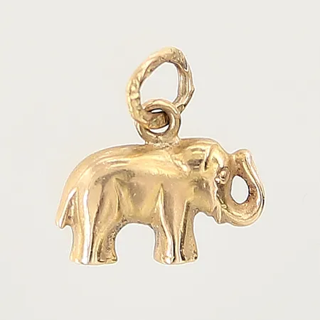 Hänge elefant, 10X11mm, 18K Vikt: 0,5 g