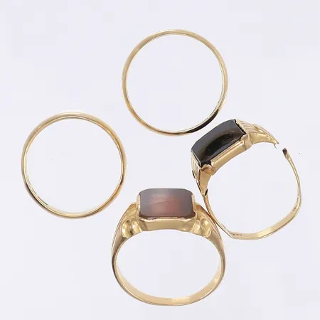 Diverse guld defekt 18K Bruttovikt: 19,4g Vikt: 19,4 g