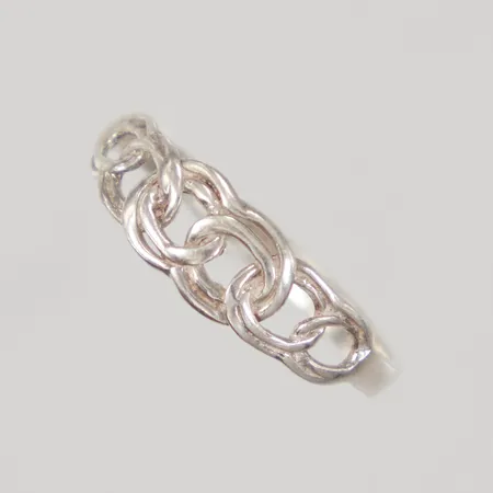 Ring Bismarck Stl:17½, bredd 6mm, Silver 925/1000 Vikt: 1,2 g