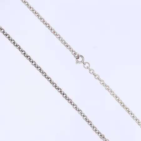 Halskedja ankarlänk längd 59cm bredd 3mm silver 835/1000 Vikt: 12,6 g