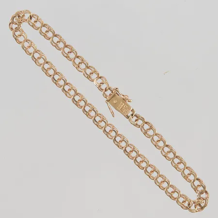 Armband Bismarck 18,5cm bredd 4mm 18K 4,8g.