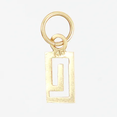 Hänge genombruten dekor 16x5mm, 18K Vikt: 0,4 g